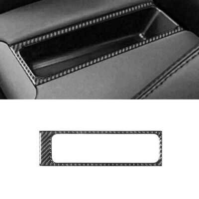 For BMW 5 Series E39 M5 Carbon Fiber Interior Armrest Console Cover Trim Sticker