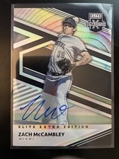 2020 Panini Elite Extra Edition Zach McCambley Auto on card #75