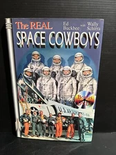SIGNED by 5 The Real Space Cowboys Ed Buckbee (Trade PB & DVD) 2005 NASA History