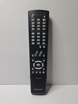 OEM Genuine Sharp Aquos GA535WJSA LCD TV Remote Control Excellent Tested Works 