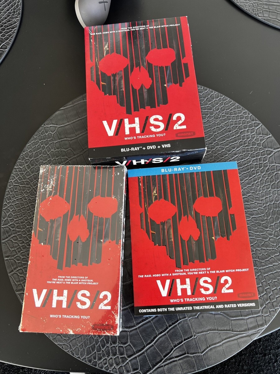 V/H/S Movie Box Set V/H/S 2 Blu-ray V/H/S/2 (SEALED VHS Tape