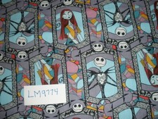 Nightmare Before Christmas Jack Sally cotton fabric