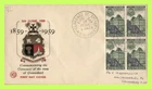 Australia 1959 Queensland Centenary block on First Day Cover