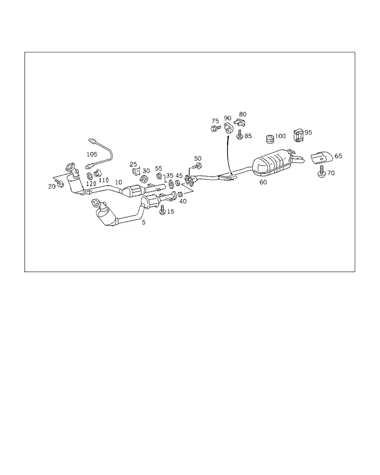 2x Pot Catalytique Kit Y-Pipe Mercedes Benz R129 SL500 500SL Année Fab. Foto 4 de 4