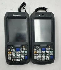 LOT OF 2 - INTERMEC CN70 MOBILE COMPUTER HANDHELD BARCODE SCANNERS 1000CP01S