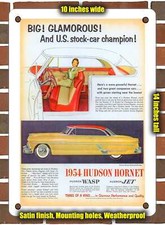 Metal Sign - 1954 Hudson Hornet Hollywood Hardtop - 10x14 Inches