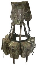 Airborne special forces LRRP Webbing Set (Belt + Yoke)- British MTP
