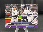 🟪2024 Topps Now PURPLE 713 Juan Soto Aaron Judge Baseball Card Yankees /25