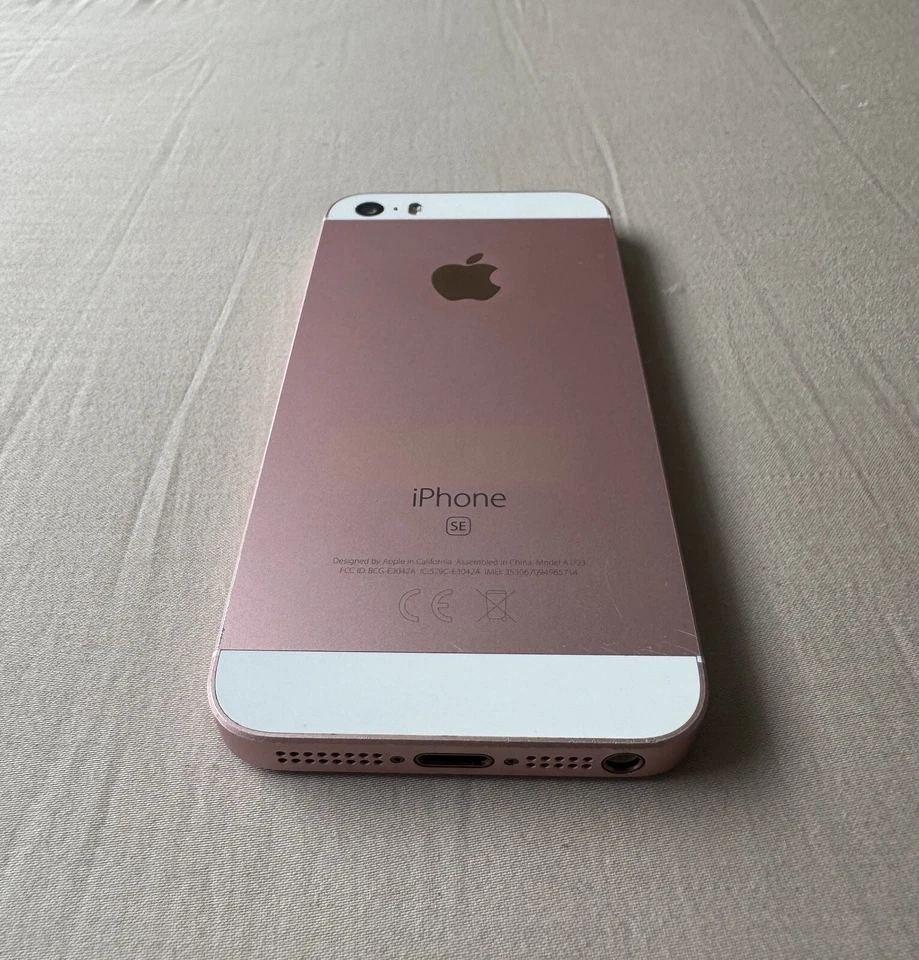 Apple iPhone SE — 32 ГБ — розовое золото (разблокированный) A1723 (CDMA + GSM) - Изображение 3 из 4