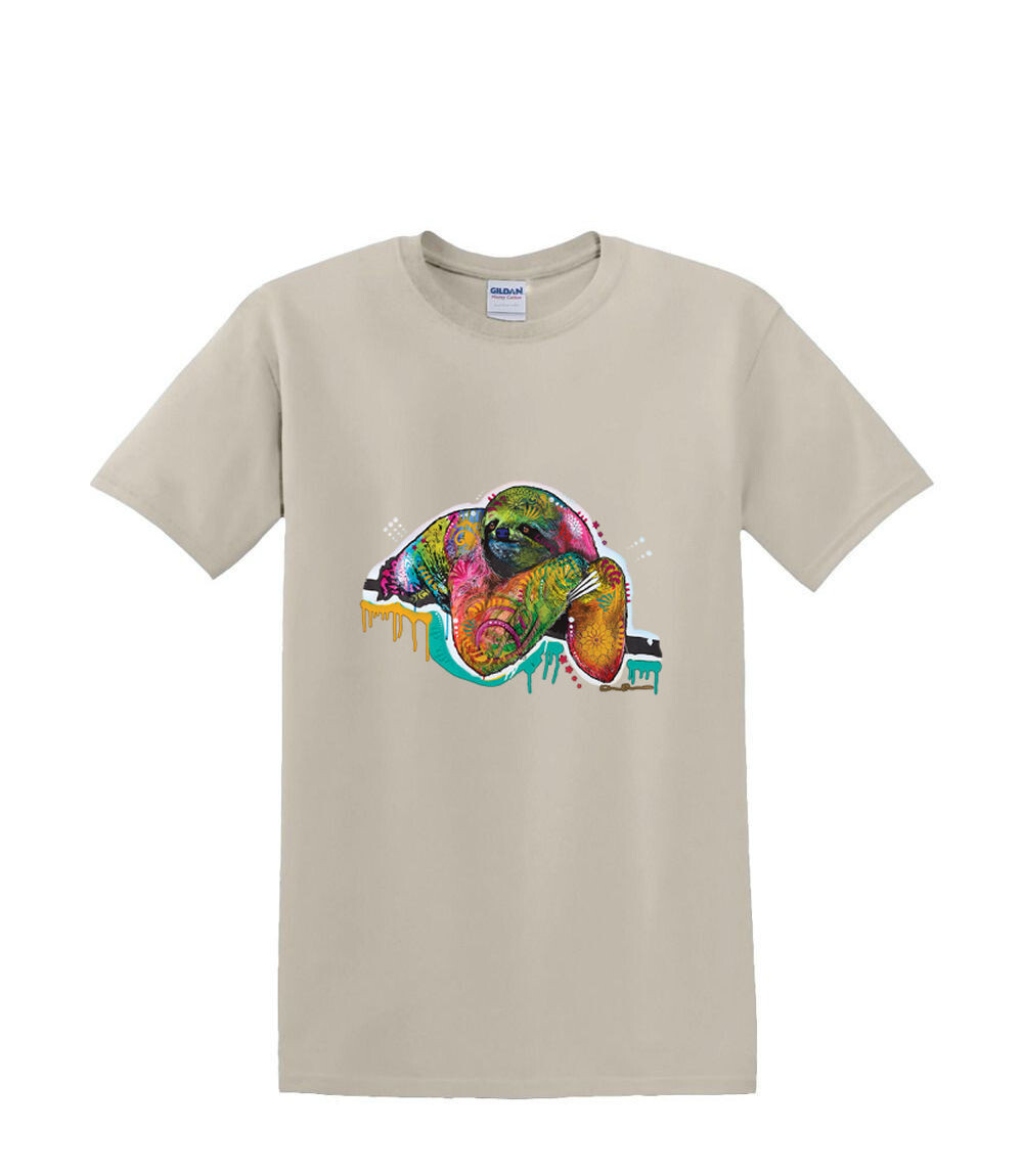 ALTRA t shirt da S a 2xl 3xl neon friendly SLOTH animale giungla divertente adulto