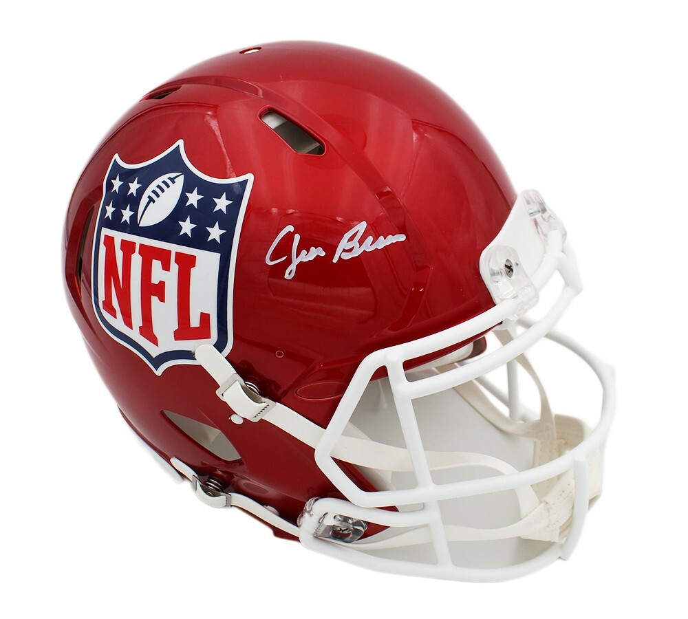 Jim Brown Autographed Signed Cleveland Browns NFL Shield Speed Authentic Flash Helmet 