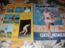  ALBUM FIGURINE IL MONELLO CALCIO OLIMPIADI CENTO MEDAGLIE 1972 edicola perfetto
