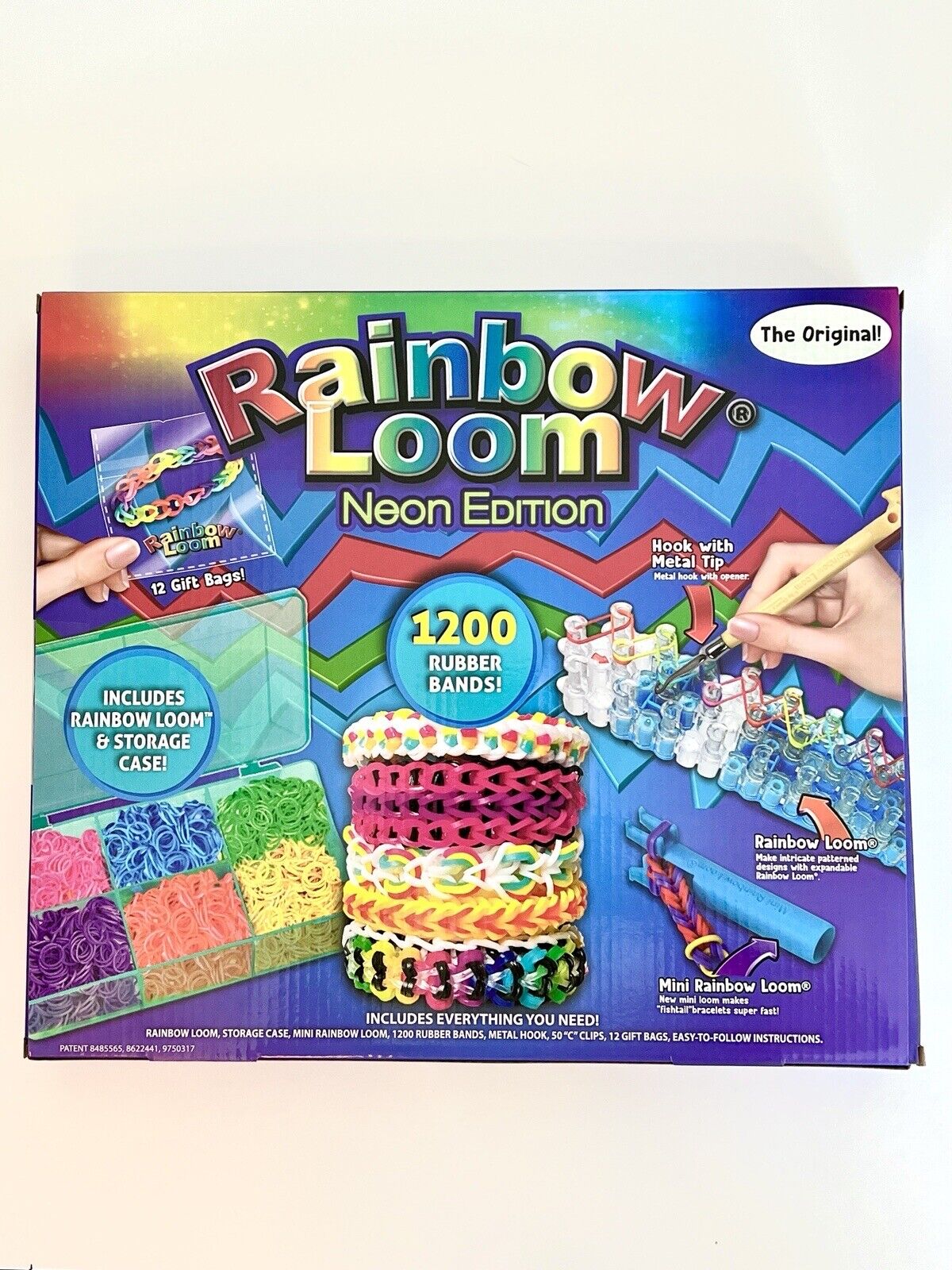 Rainbow Loom: Key Solids Rubber Band Set, 4,200 Loom Bands Included