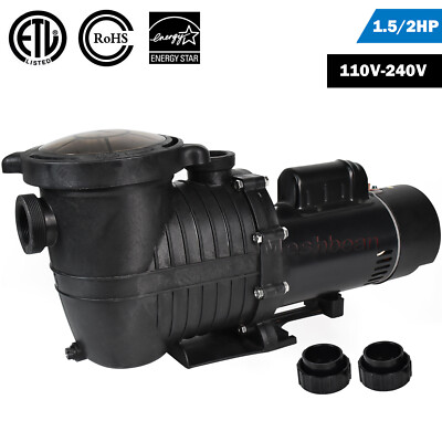 1.5/2HP 115-230V IN/Above GROUND Swimming POOL PUMP MOTOR Strainer For Hayward
