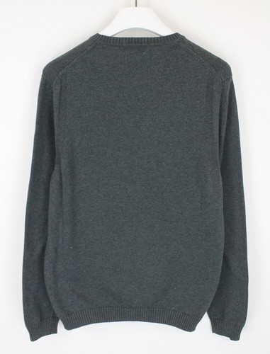 Calvin Klein Pullover Herren Groß Gestrickter Pullover Rundhals Grau - Bild 2 von 7