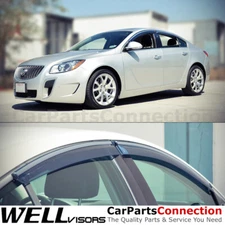 WellVisors Window Visors 11-17 Buick Regal Sun Visors Deflectors