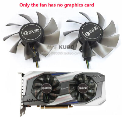 For   GTX1060 960 P106 Graphics card dual fan T128015DU 12V 0.5A 4-Pin #F3