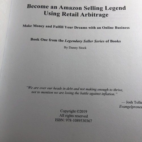 Become An Amazon Selling Legend Using Retail Arbitrage by Danny Stock ©️2019 - Picture 10 of 13