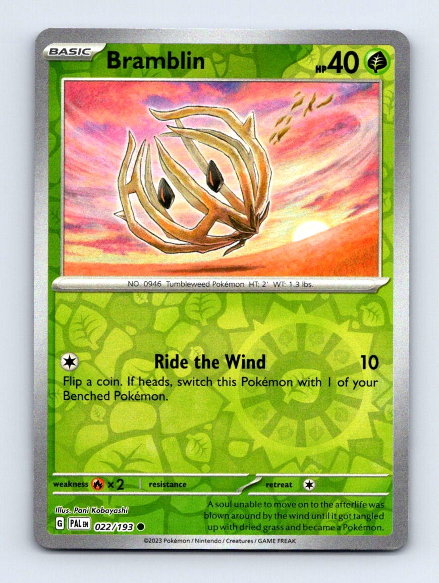 #22 2023 Paldea Evolved ** Bramblin Reverse Holo