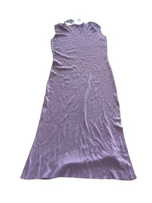 Pietro Brunelli Maternity | Fitted Purple Maternity Dress with V-Neck Size S