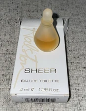 Vintage Sheer Halston mini .125oz NEW in box! Elsa Peretti bottle VINTAGE! 