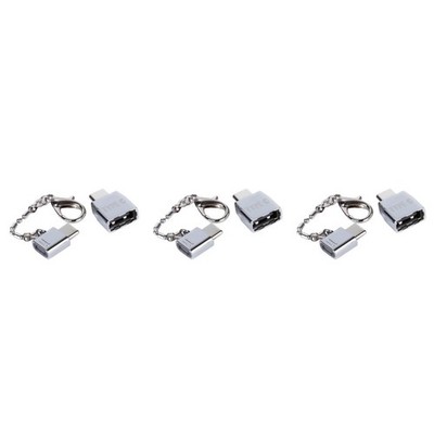  3Pcs Micro USB, um C-Adapter und USB-Adapter mit dem Typ-C-Adapter mit