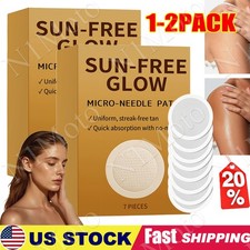 Sun-Free Glow Micro-Needle Patch for Natural Streak-Free Bronze Tan 1-2PACK