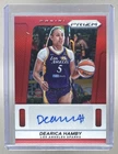 Dearica Hamby 2025 Panini WNBA Prizm #TB-DH Red Throwback Signatures Auto /99