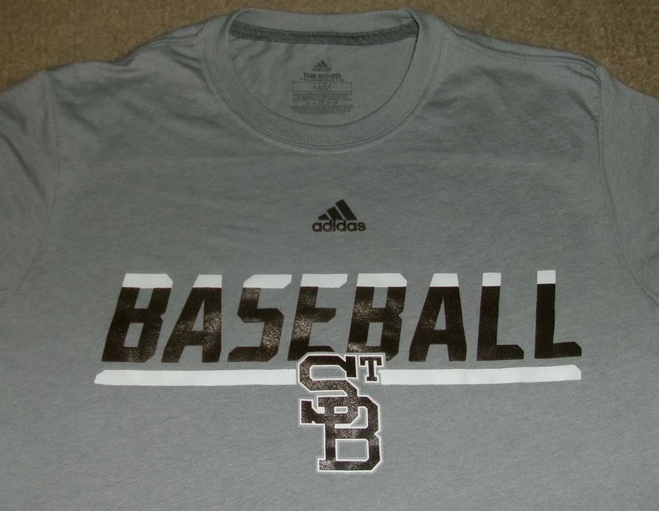 Raro ADIDAS PERFORMANCE Auténtico ST. BONAVENTURE BONNIES Manga Larga CAMISA M Foto 2 de 2