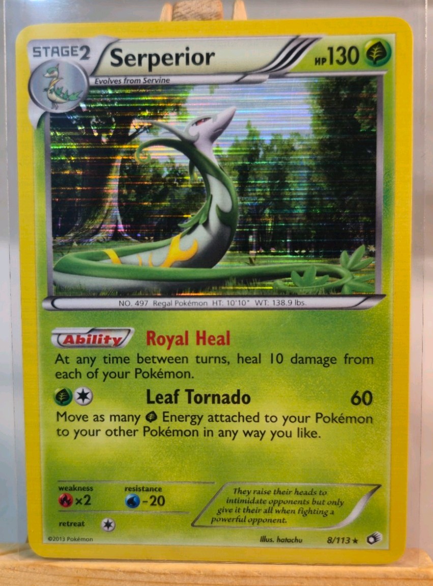 Serperior 8/113 Legendary Treasures Holo N/M POKEMON ENGLISH VINTAGE
