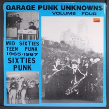 VARIOUS: garage punk unknowns, vol. 4 STONE AGE 12" LP 33 RPM