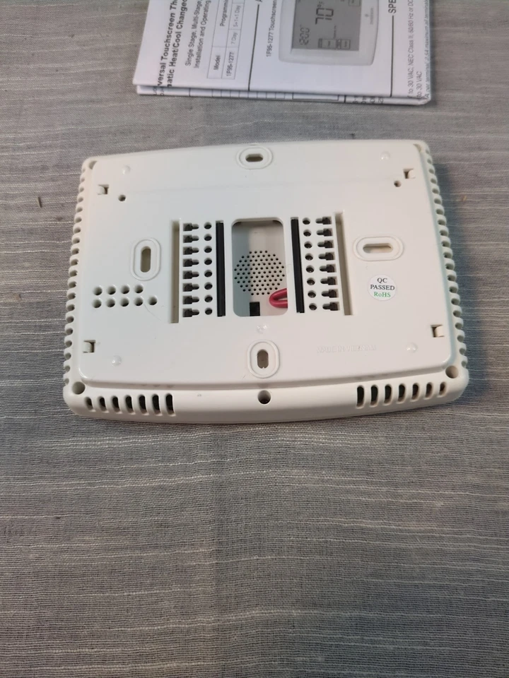 White-Rodgers 01F95 1277 Blue Series 12 Touchscreen Thermostats, 7, 5-1-1 - Image 4 of 4