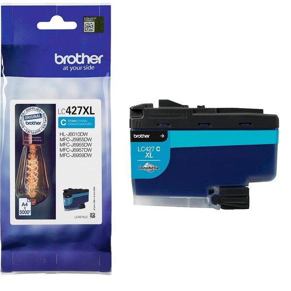 Brother LC-427 Xl C Cyan Original Druckerpatrone FüR MFC-J 6959 Dw Blau-image