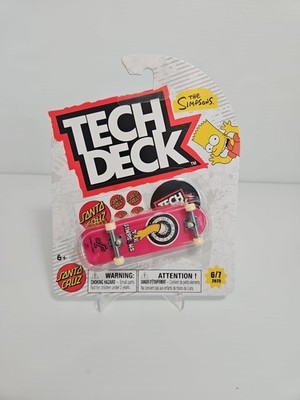 2025 Tech Deck The Simpsons x Santa Cruz Skateboards Homer Simpson In Pink 6/7 