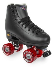 Sure-Grip Fame Outdoor Roller Skates Mens Mens 10 / Womens 11, Black / Red