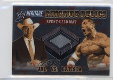 2006 Chrome WWE Heritage Ringside Relics John Bradshaw Layfield JBL Batista 1h0p
