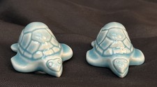 Cute Ceramic Sea Turtle Toilet Bolt Covers -Light Turquoise Color T 269