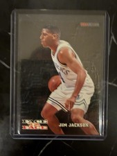 1993-94 NBA Hoops Face to Face Jim Jackson Clyde Drexler #FTF4 HOF 1b3b
