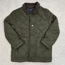 Polo Ralph Lauren Quilted Barn Quilted Chore Jacket Green Boys 6