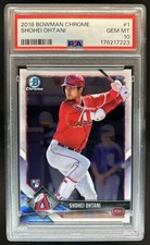 2018 Bowman Chrome Shohei Ohtani Rookie RC #1 Angels PSA 10 GEM MINT (23)