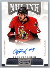 Cory Conacher I-CC 2013-14 Panini Contenders AU NHL Ink Ottawa Senators Card