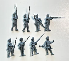 28mm American Revolution British Grenadiers  (8) plastic Perry Miniatures