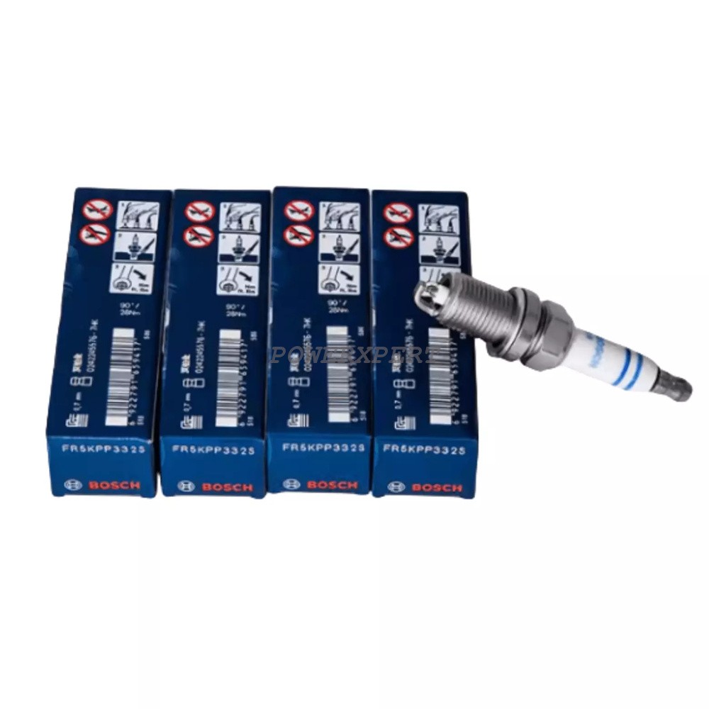 101905631B 4pcs OEM BOSCH Spark Plugs For 2012-2014 Audi A4 Q5 VW CC EOS 2.0T