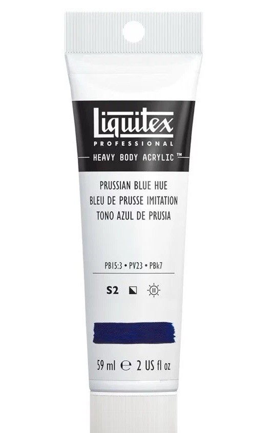 Liquitex Professional Heavy Body Acrylic Colour (59ml) Prussian Blue Hue