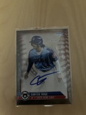 Carter Trice Signed 2025 South Bend Cubs Team Set Auto Chicago Cubs Rc # 30