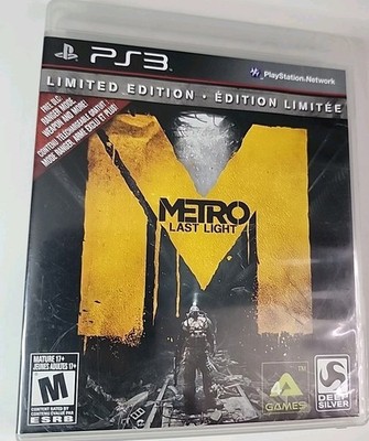 Metro: Last Light [Limited Edition] - PlayStation 3 - PS3 - Complete