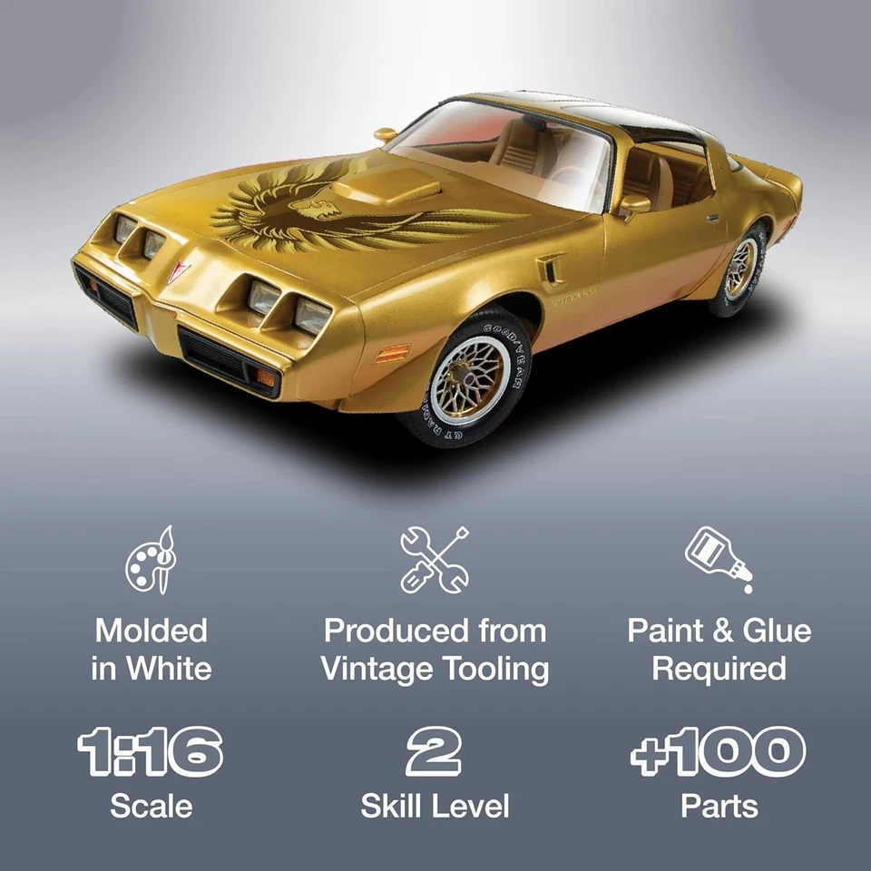Набор для моделирования Pontiac Firebird масштаб 1:16 пластик в сборе подлинная деталь - Изображение 4 из 4