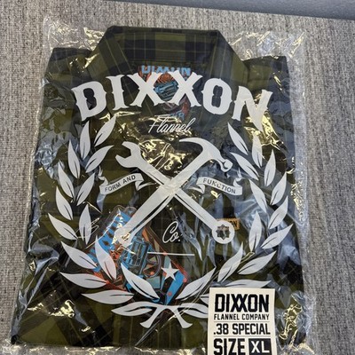 Dixxon Flannel Company 38 Special Plaid Flannel Button-Up Shirt XL