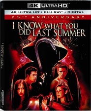 I Know What You Did Last Summer 1997 4k Ultra HD Blu-Ray 2022 NEW w SLIPCASE
