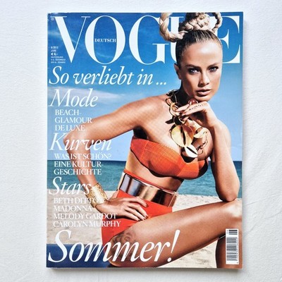 CAROLYN MURPHY Vogue 2012 LUCA GADJUS*JULIA STEGNER*CANDICE HUFFINE*BETH DITTO